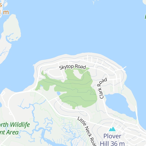 Map of North Ridge