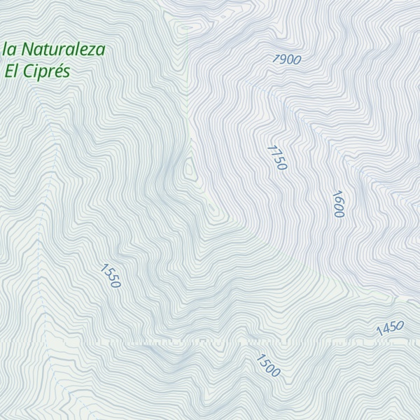 Map of Cerro Balsas