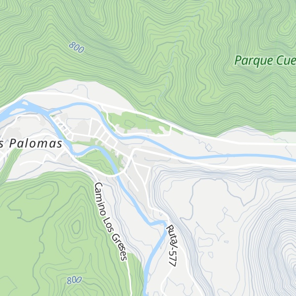Map of Cabañas Claudia