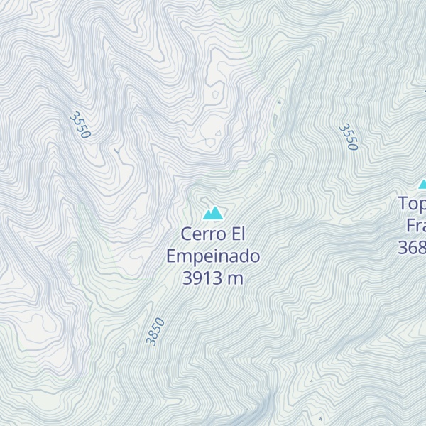 Map of Cerro El Empeinado