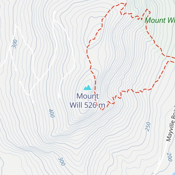 Map of Mount Will