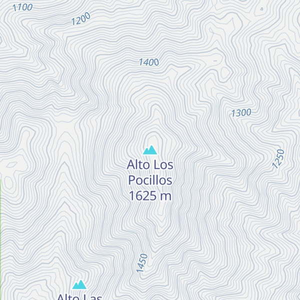 Map of Alto Los Pocillos