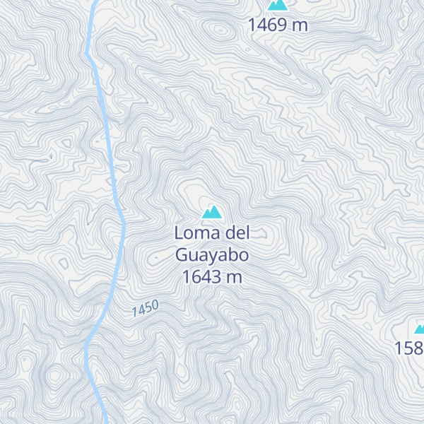 Map of Loma del Guayabo