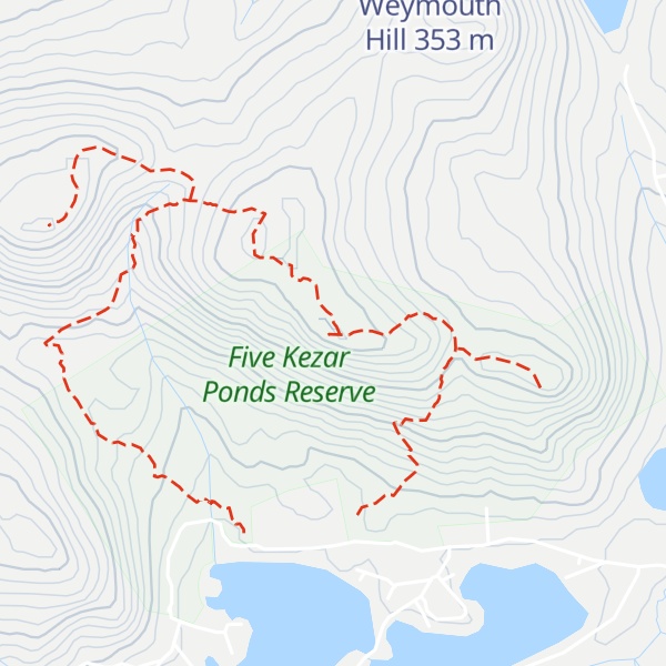 Map of Mt Reho