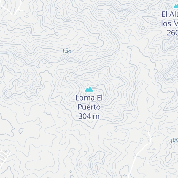 Map of Loma El Puerto