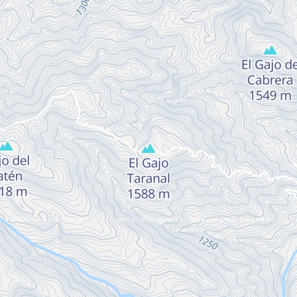 Map of El Gajo Taranal