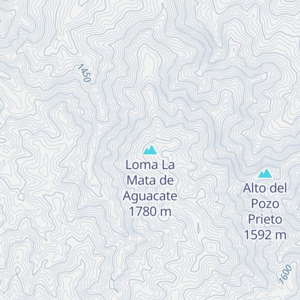 Map of Loma La Mata de Aguacate