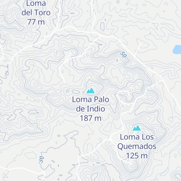 Map of Loma Palo de Indio