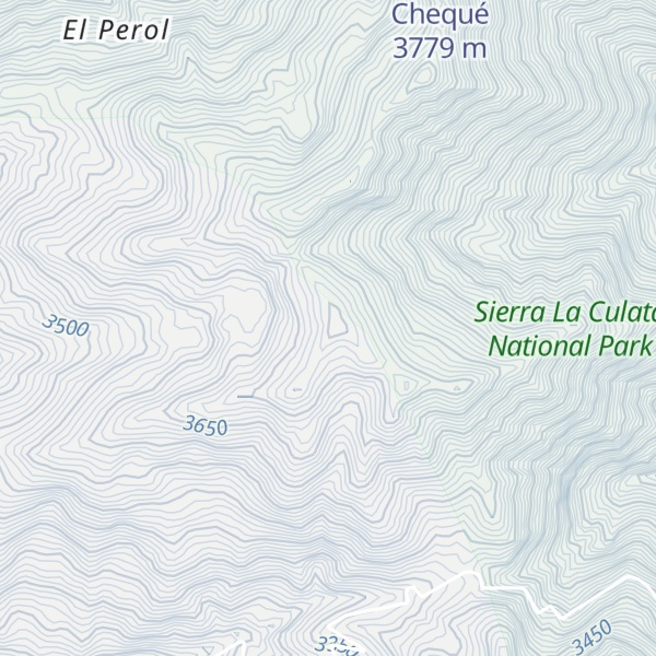 Map of Cerro Los Corrales