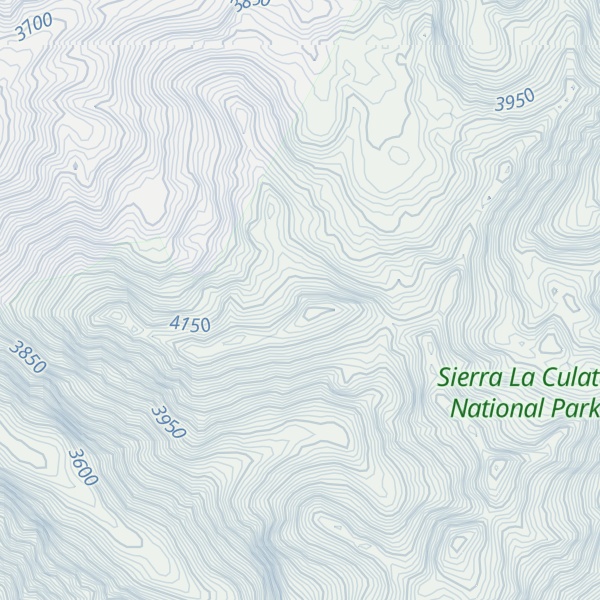 Map of Cerro Llano Grande