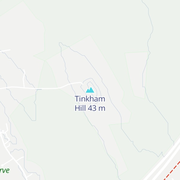 Map of Tinkham Hill