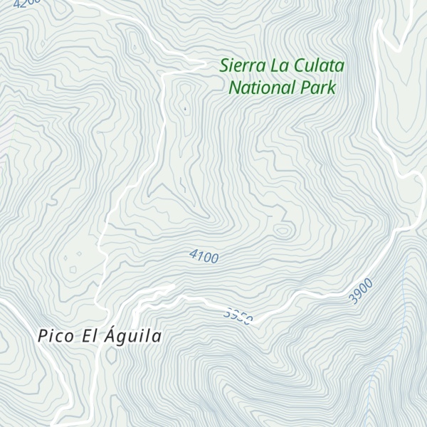 Map of Pico El Águila