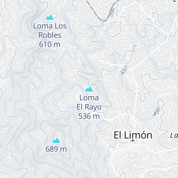 Map of Loma El Rayo
