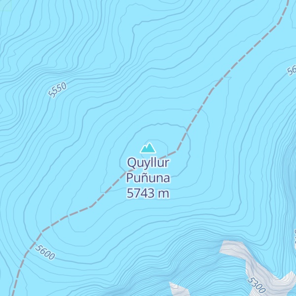Map of Quyllur Puñuna
