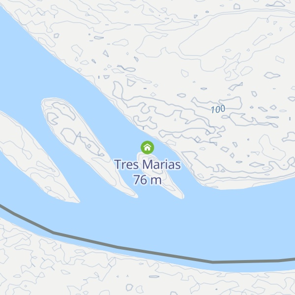 Map of Tres Marias