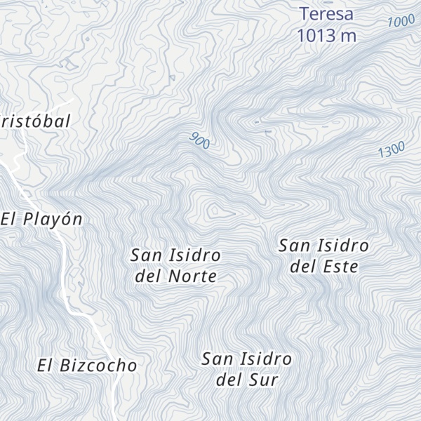 Map of Topo San Isidro