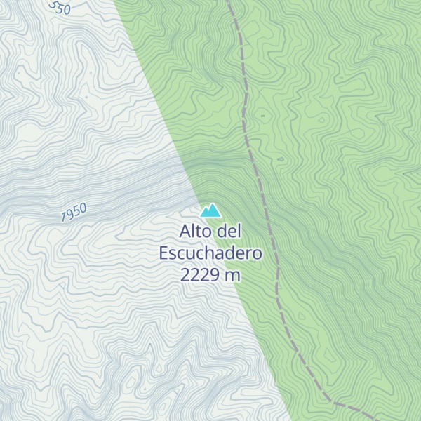 Map of Alto del Escuchadero