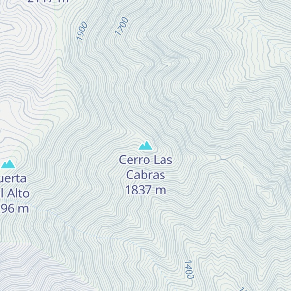Map of Cerro Las Cabras