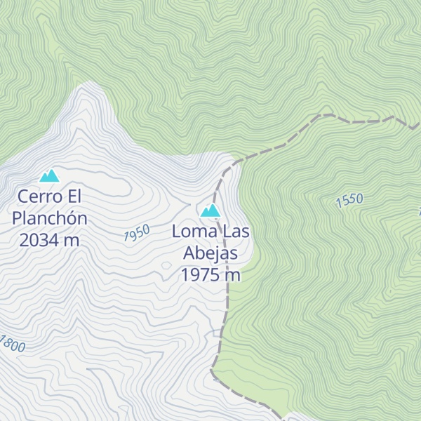 Map of Loma Las Abejas
