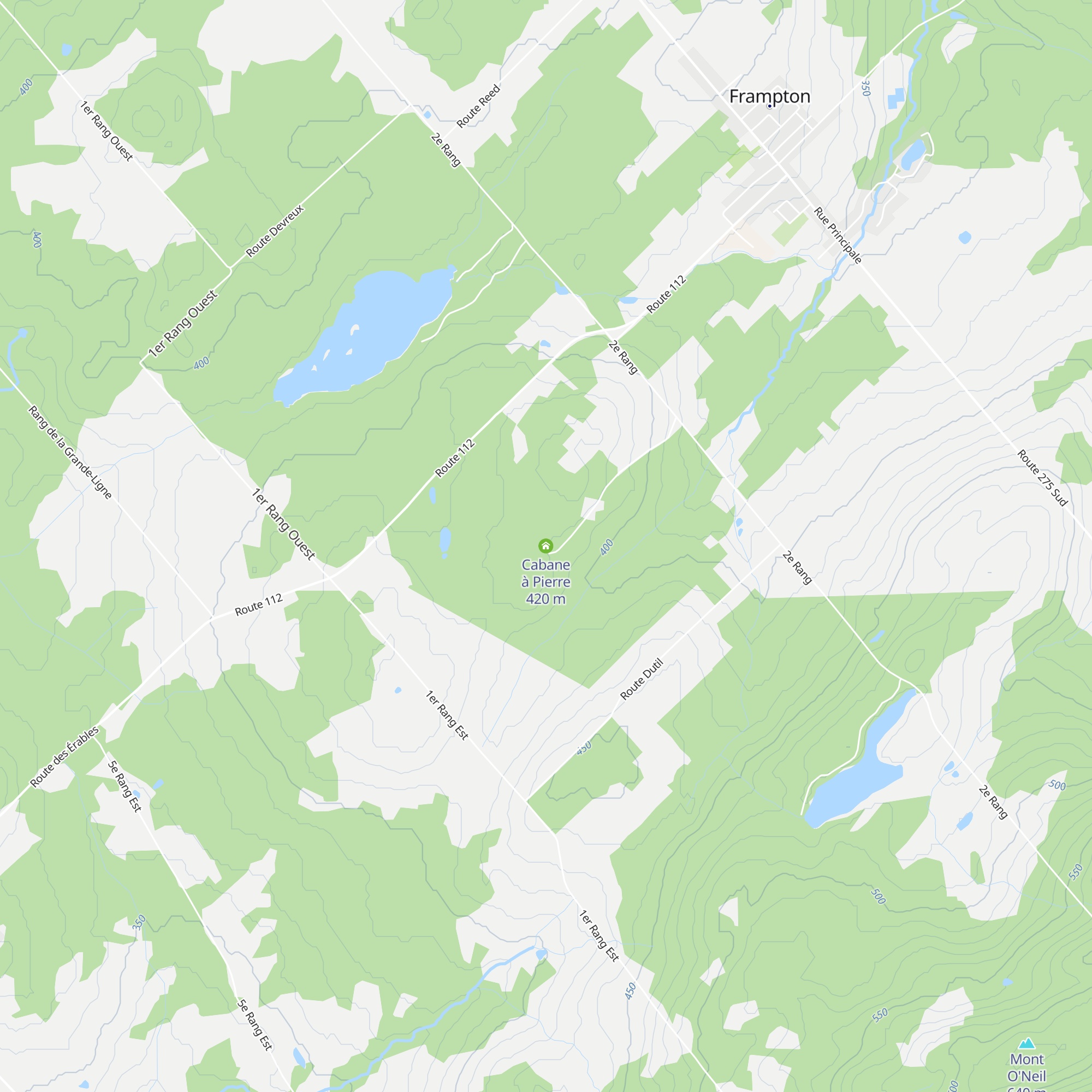 Cabane à Pierre map
