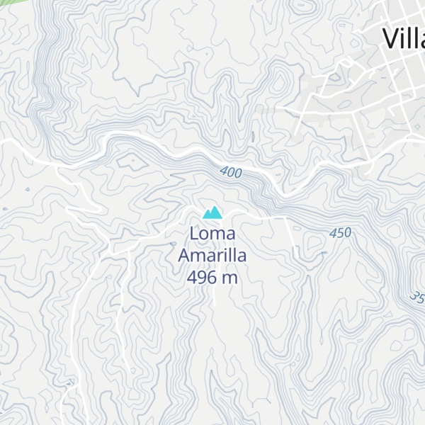 Map of Loma Amarilla