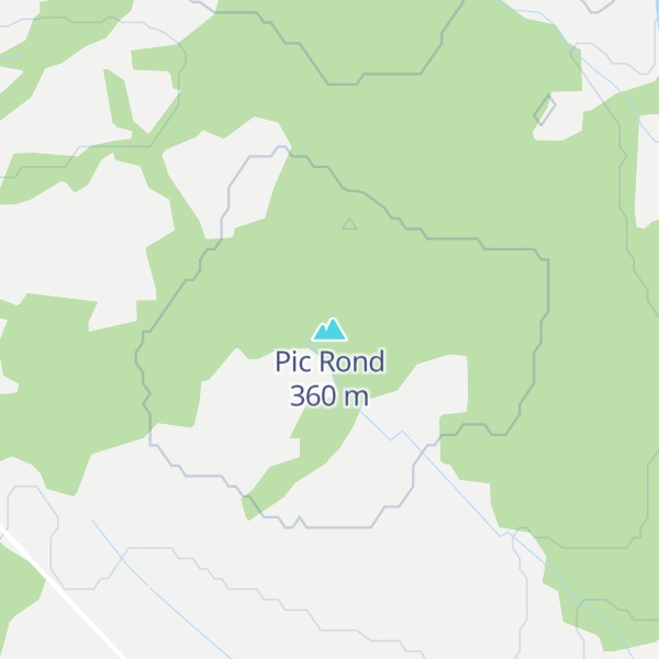 Map of Pic Rond
