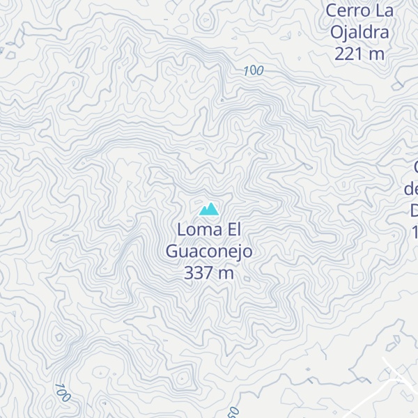 Map of Loma El Guaconejo