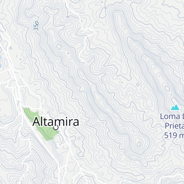 Map of Loma Damajagua