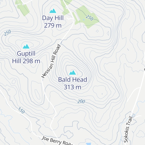 Map of Bald Head