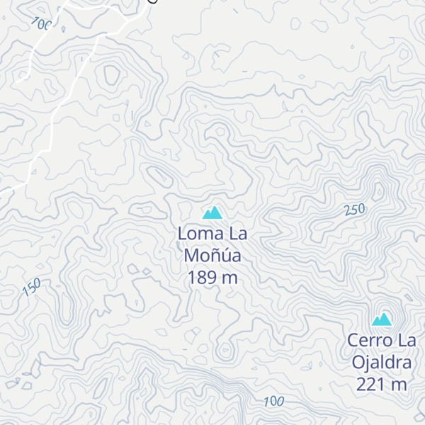 Map of Loma La Moñúa