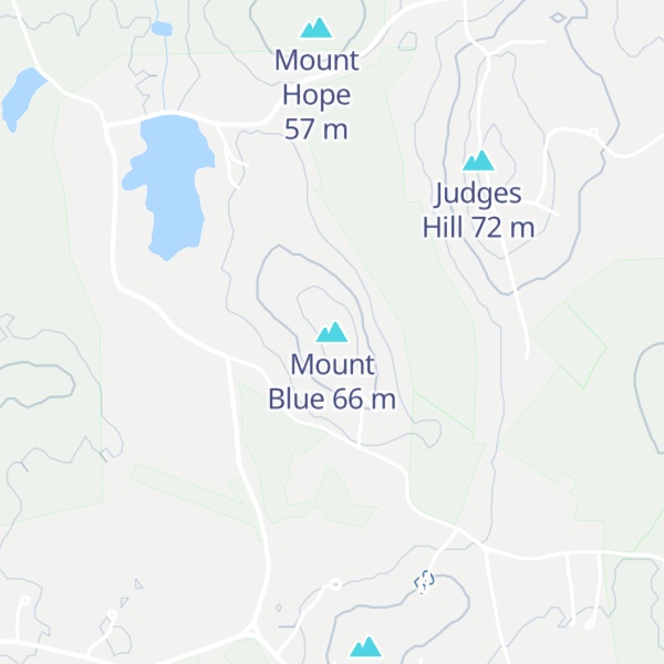 Map of Mount Blue