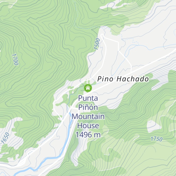 Map of Punta Piñón Mountain House