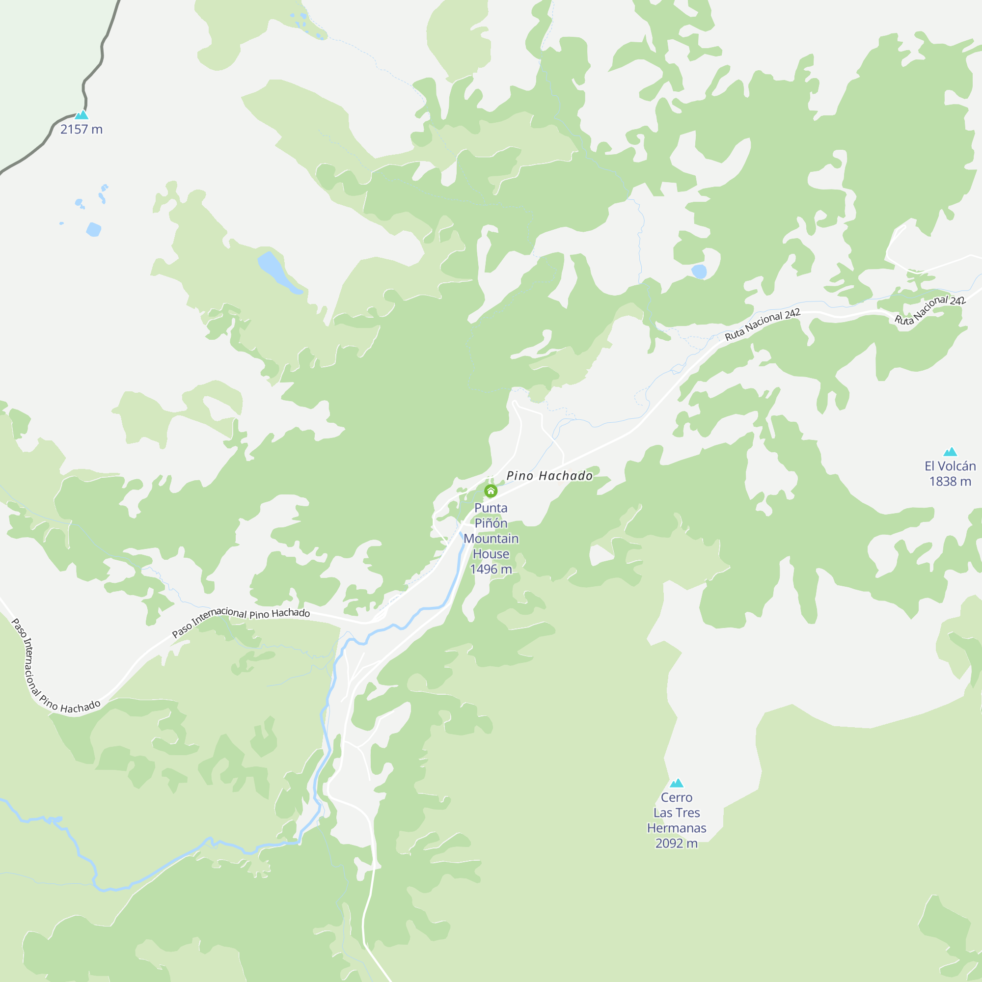 Punta Piñón Mountain House map