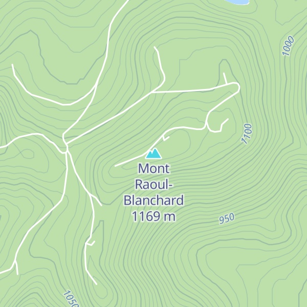 Map of Mont Raoul-Blanchard