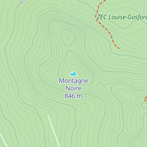 Map of Montagne Noire