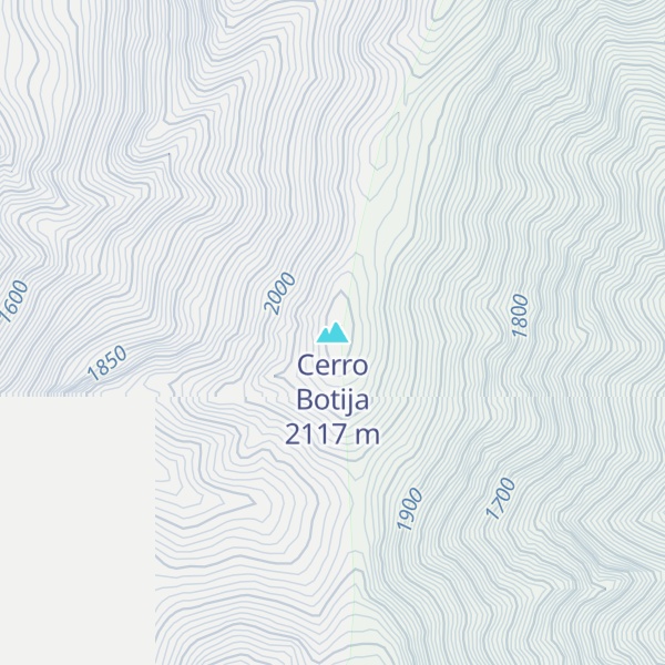 Map of Cerro Botija