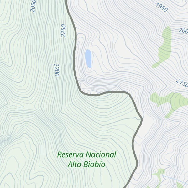 Map of Cerro Bayo