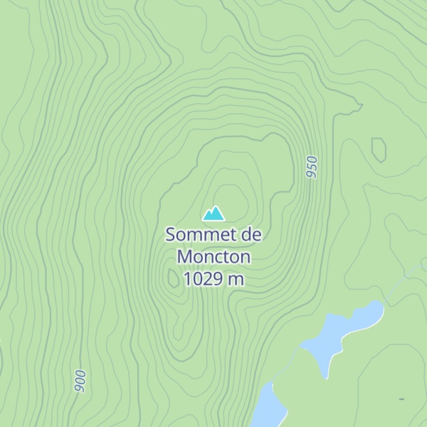 Map of Sommet de Moncton