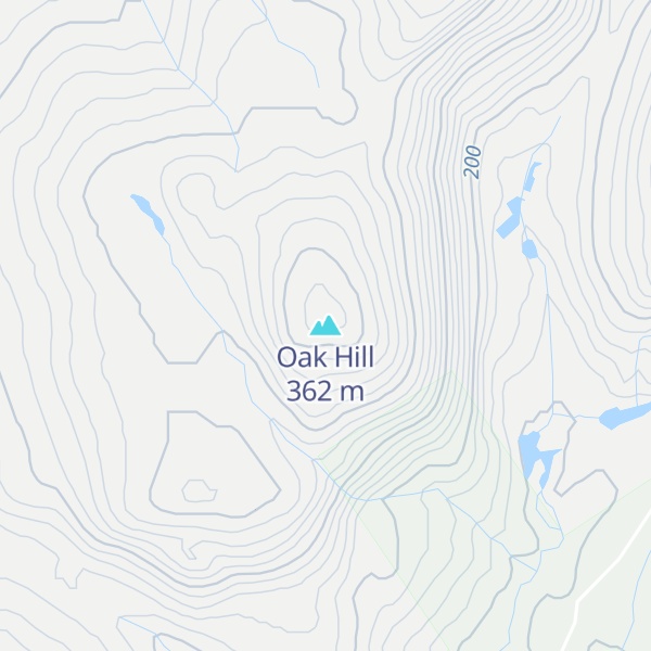 Map of Oak Hill