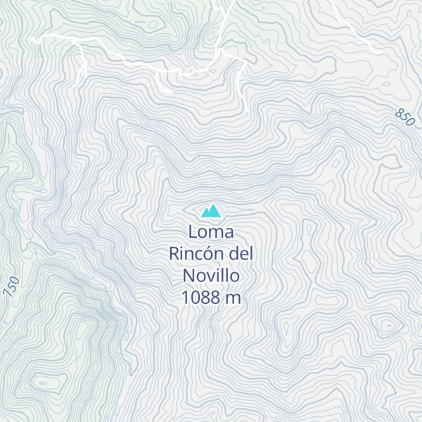 Map of Loma Rincón del Novillo