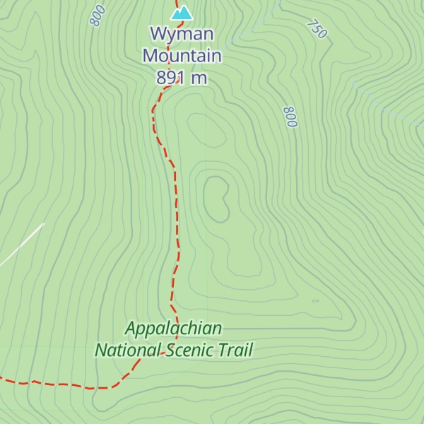 Map of Wyman Mtn.