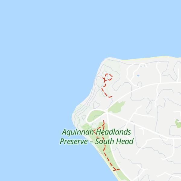 Map of Gay Head Cliffs