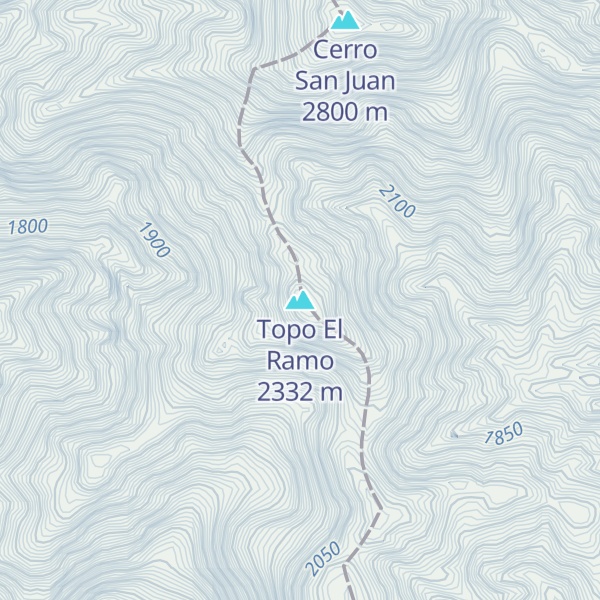 Map of Topo El Ramo
