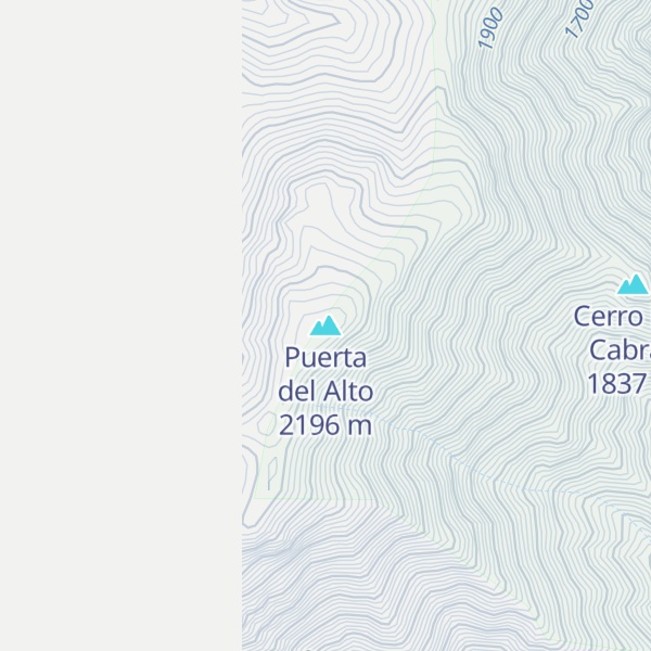 Map of Puerta del Alto