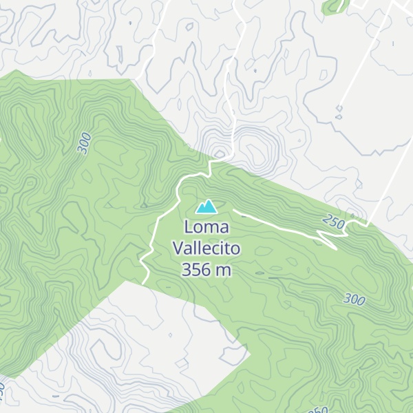 Map of Loma Vallecito