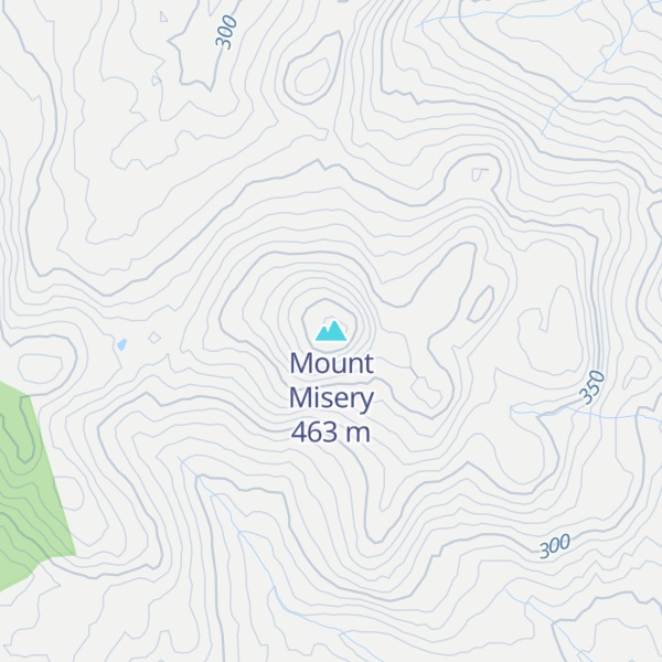 Map of Mount Misery