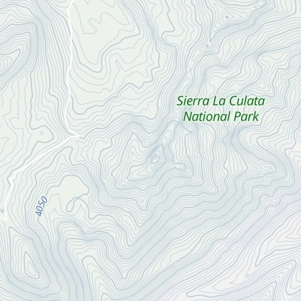 Map of Pico Los Patos