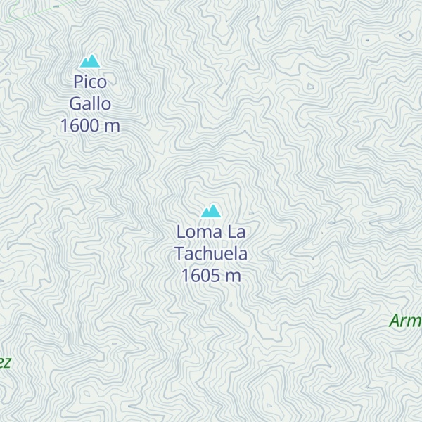Map of Loma La Tachuela