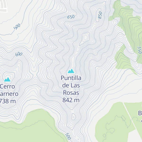 Map of Puntilla de Las Rosas