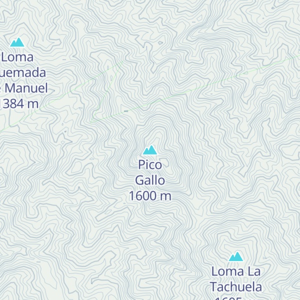 Map of Pico Gallo